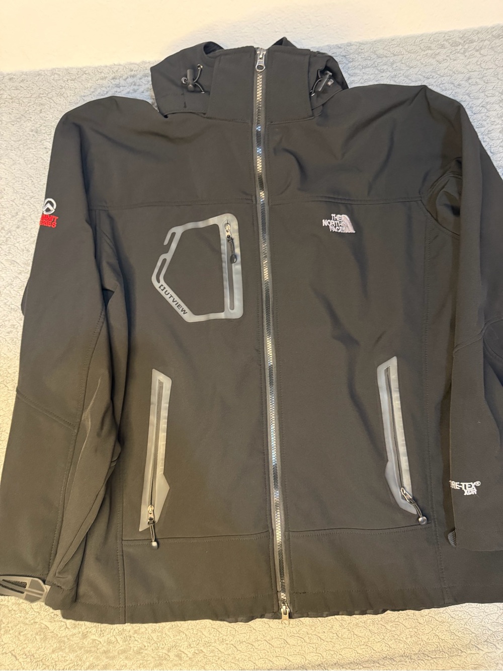 The North Face Black Men's Softshell Rain Jacket with Hood